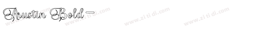 Arustin Bold字体转换